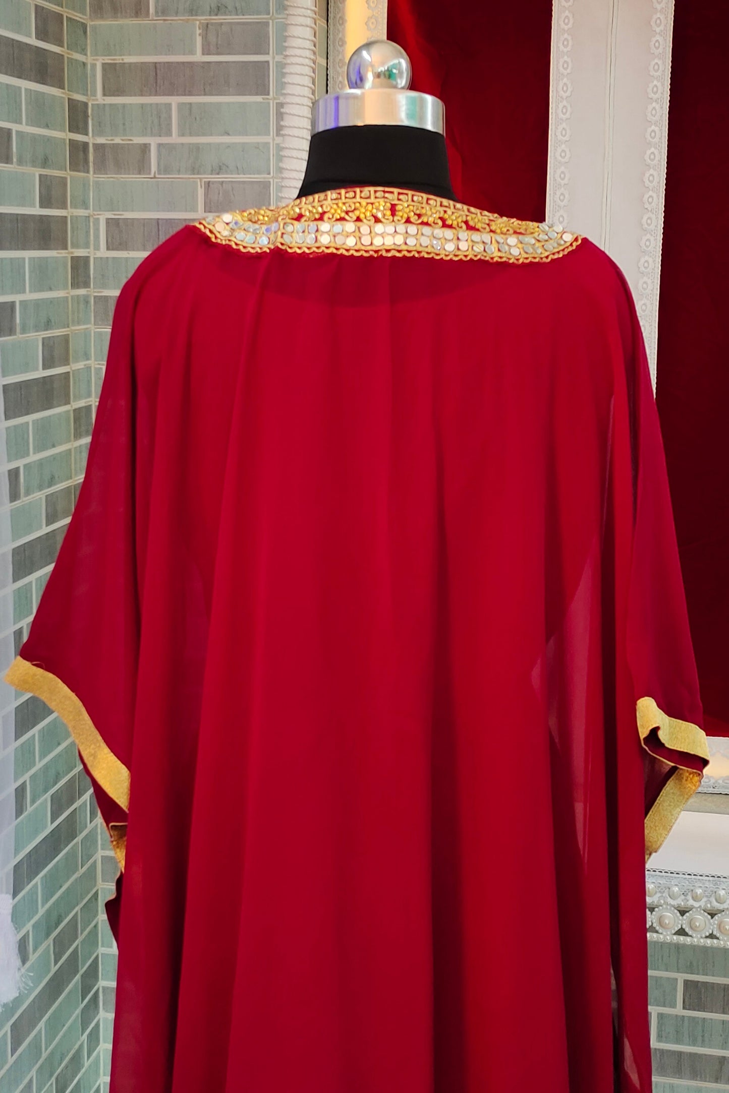 Moroccan Embroidery Kaftan