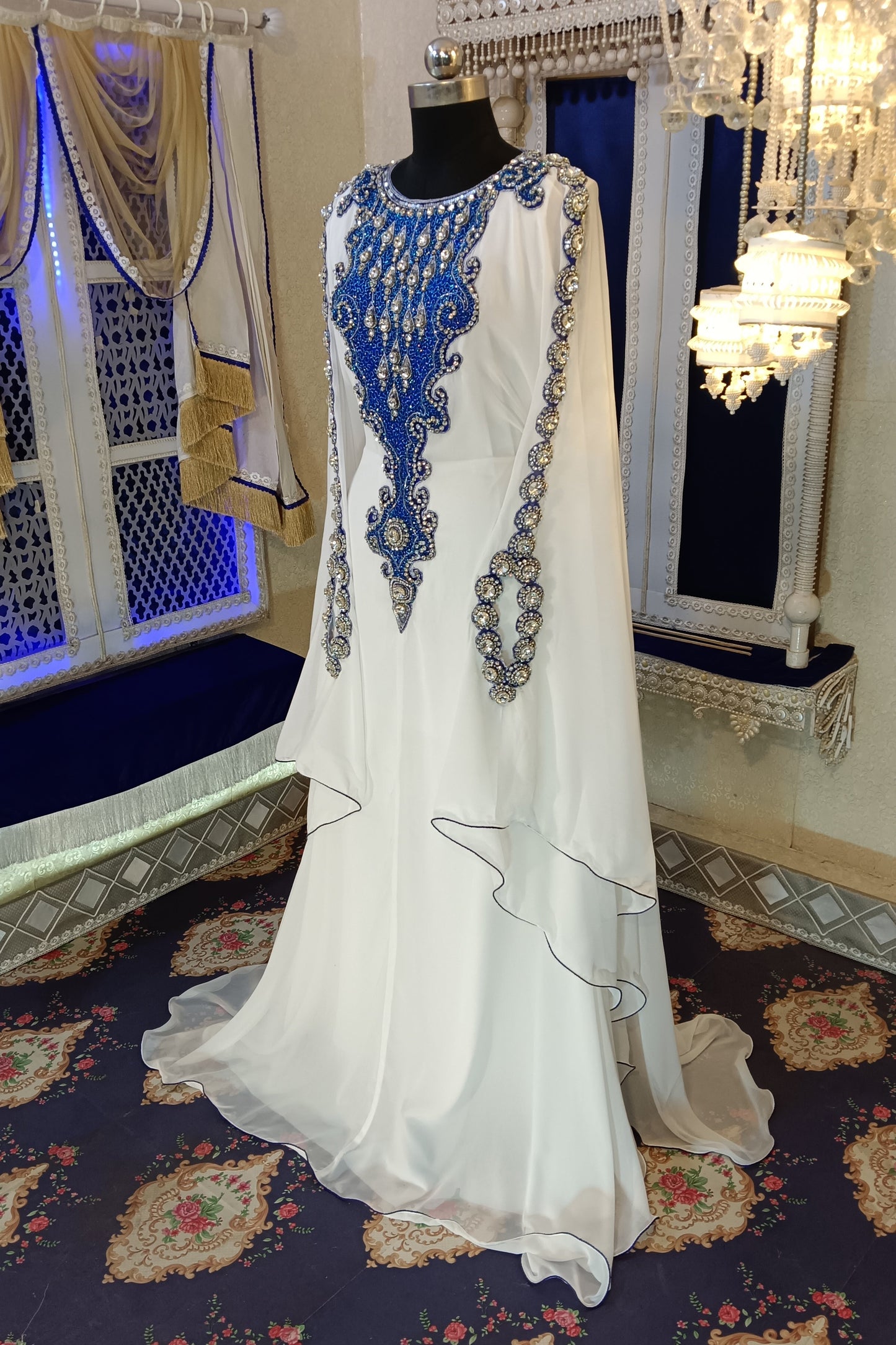 White Designer Kaftan