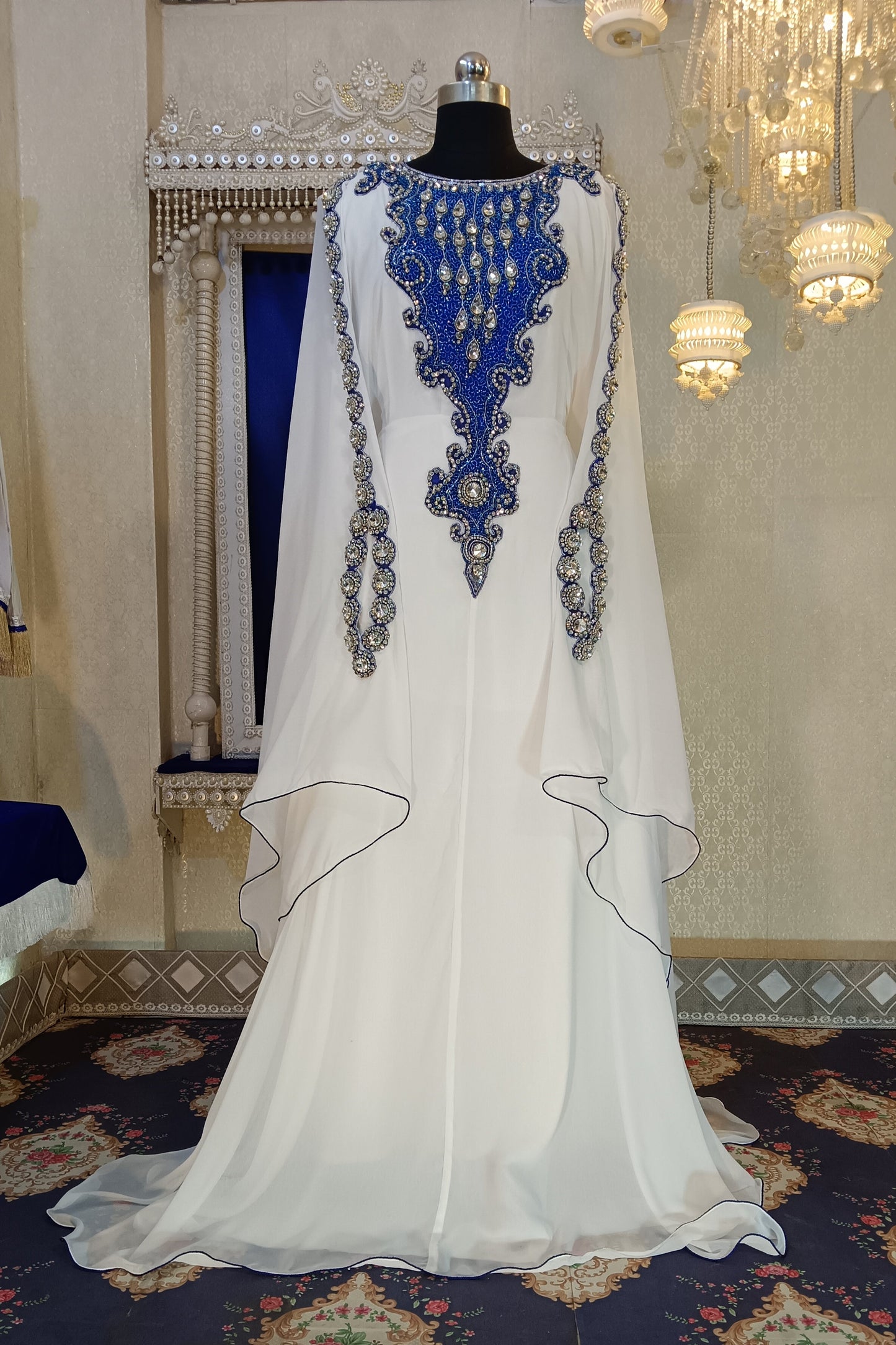 White Unique Kaftan