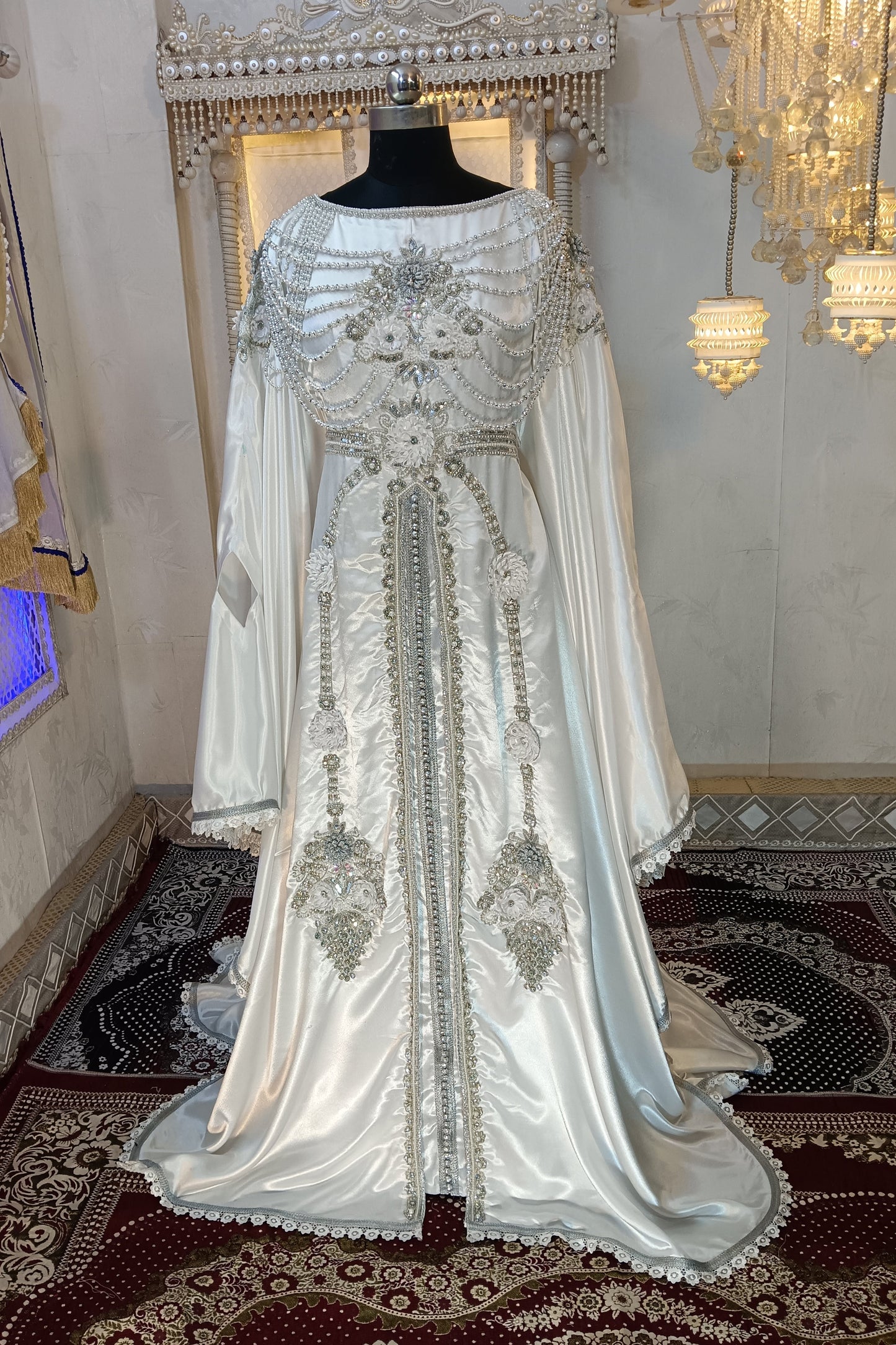 White Islamic Dress