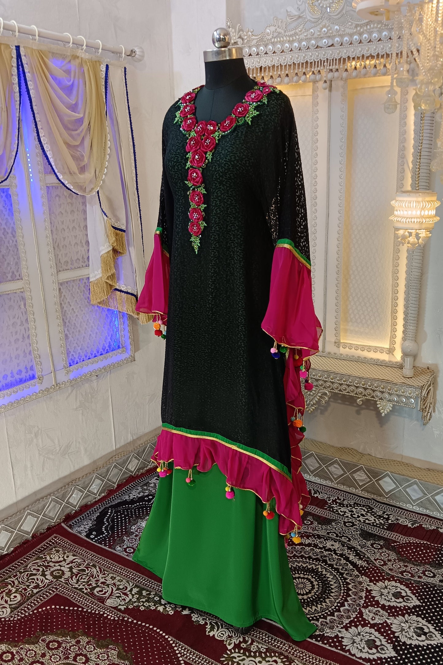 Black Takchita Kaftan Dress