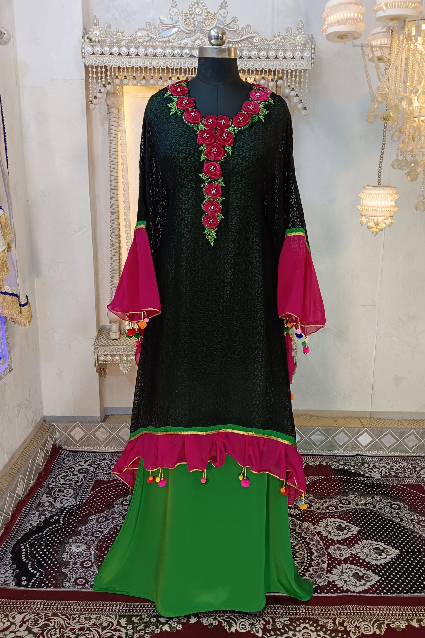 Black Islamic Kaftan