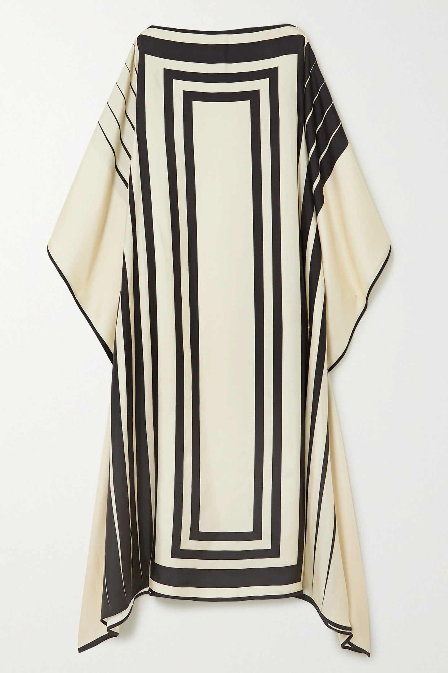 Woman Printed Soft Satin Silk Kaftan