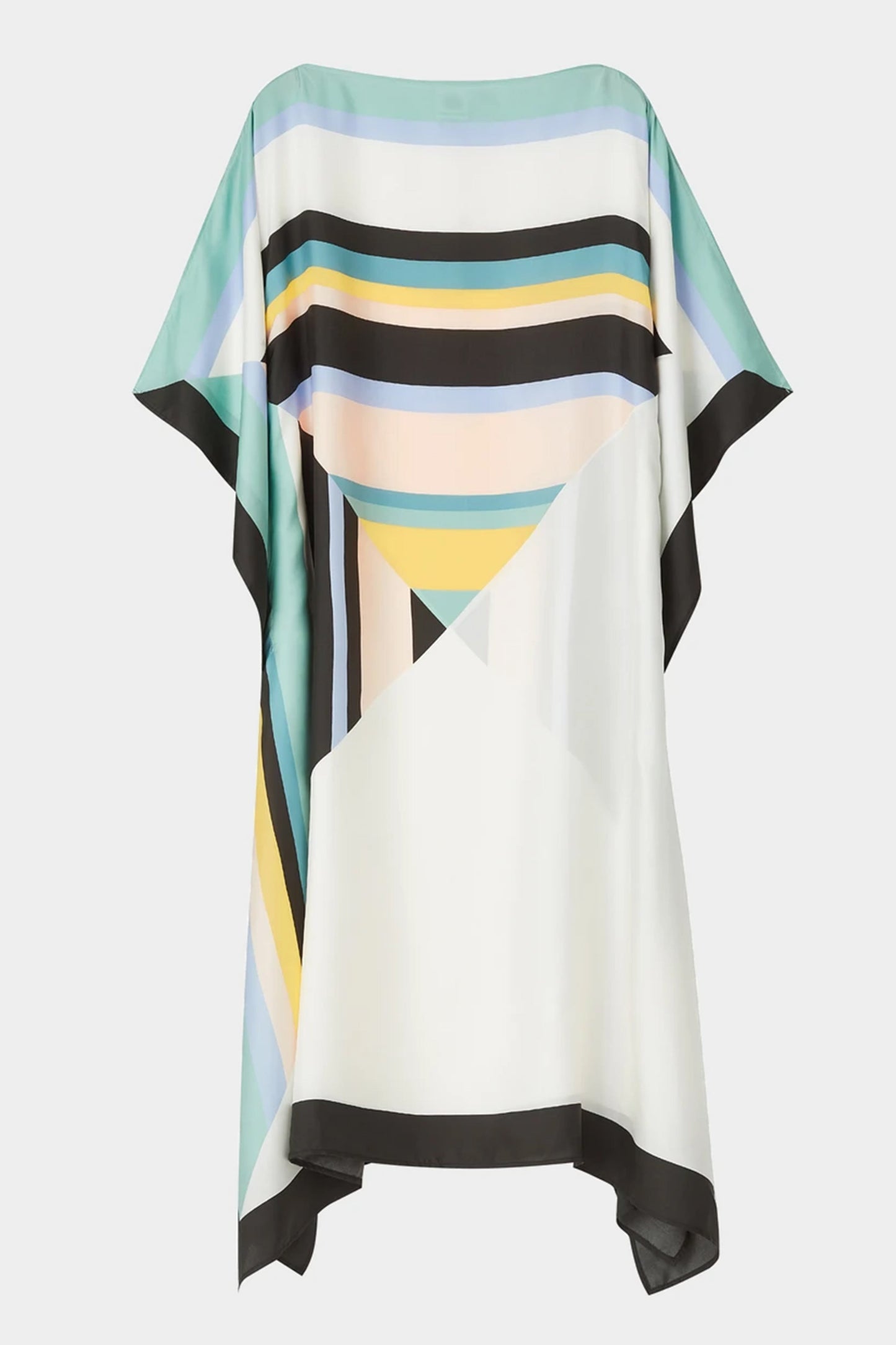 Woman Printed Soft Silk Crepe Kaftan