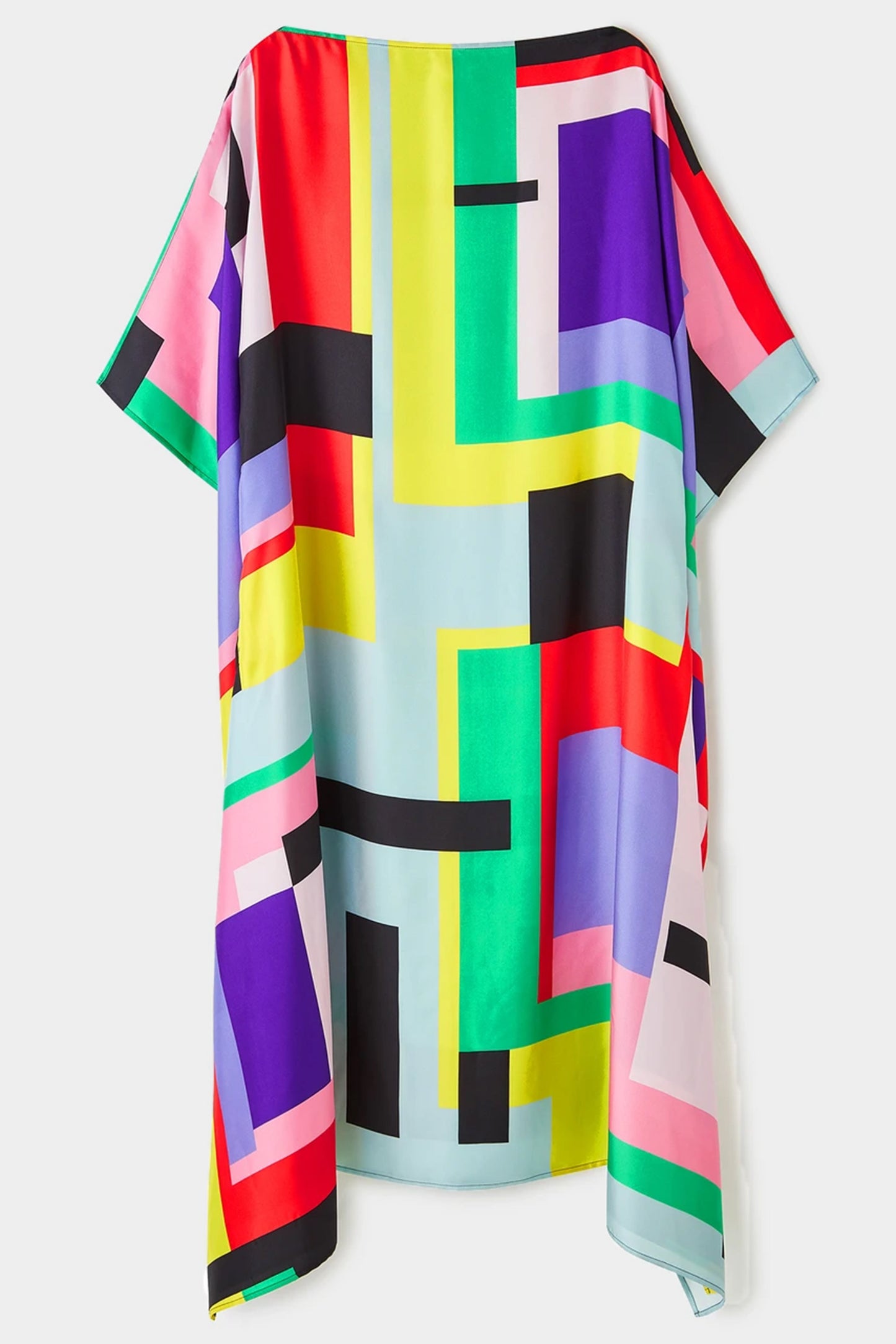 Woman Printed Soft Silk Crepe Kaftan