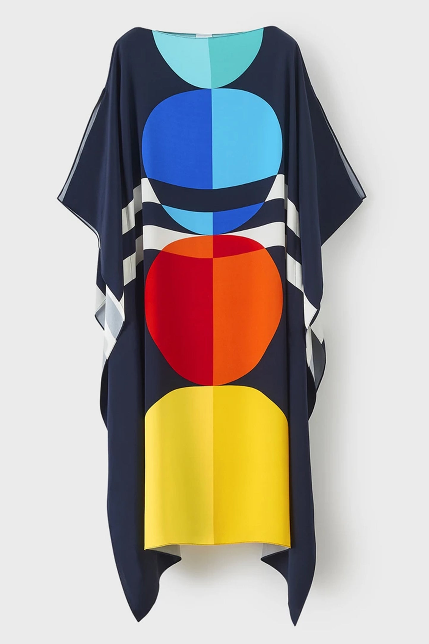 Woman Printed Soft Silk Crepe Kaftan