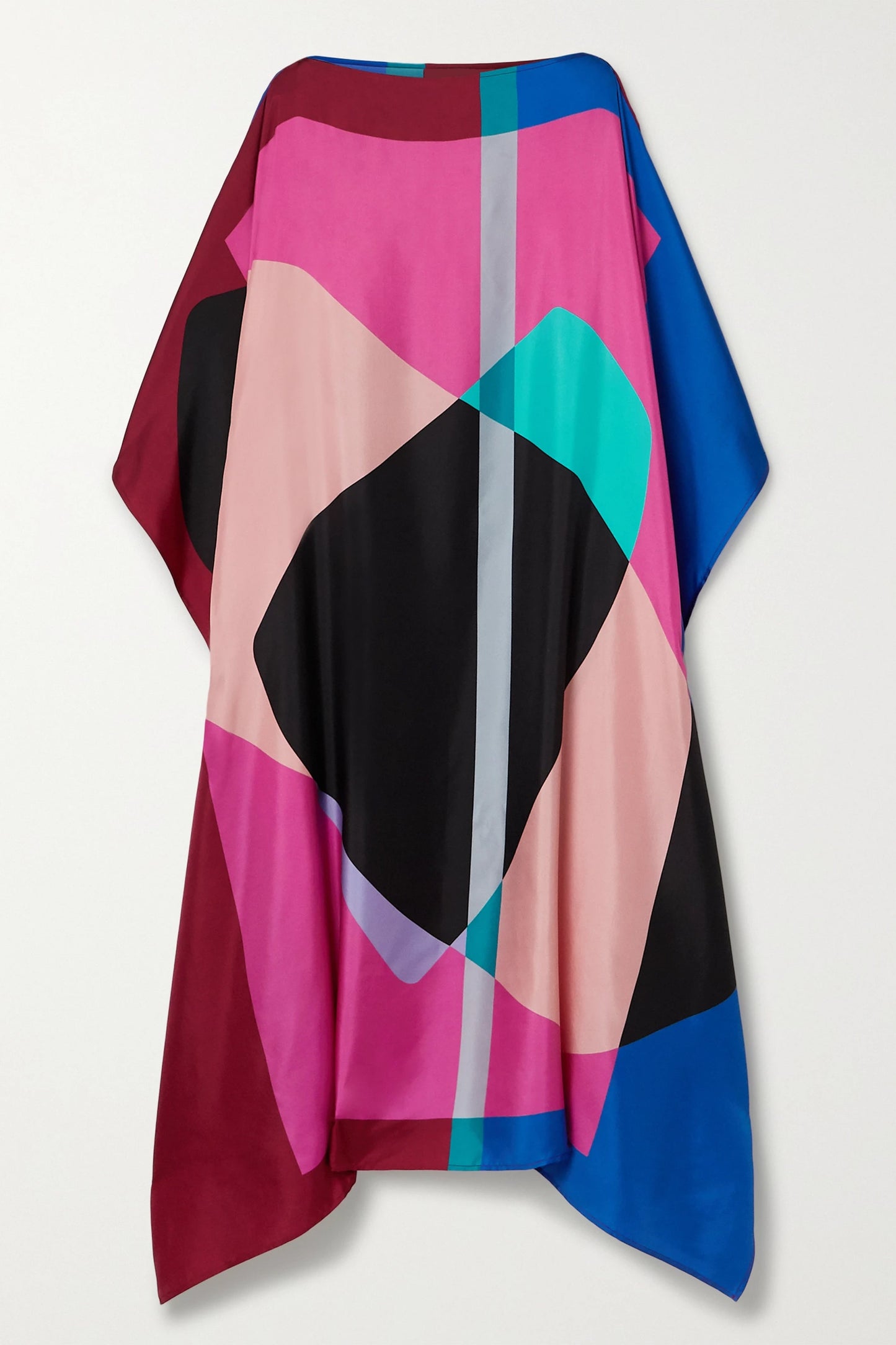 Woman Printed Soft Silk Crepe Kaftan