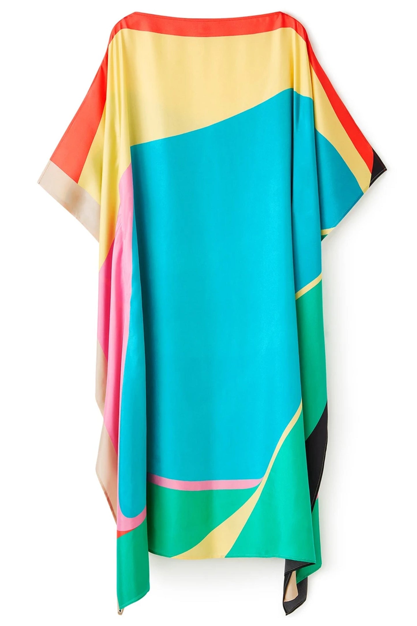 Woman Printed Soft Silk Crepe Kaftan