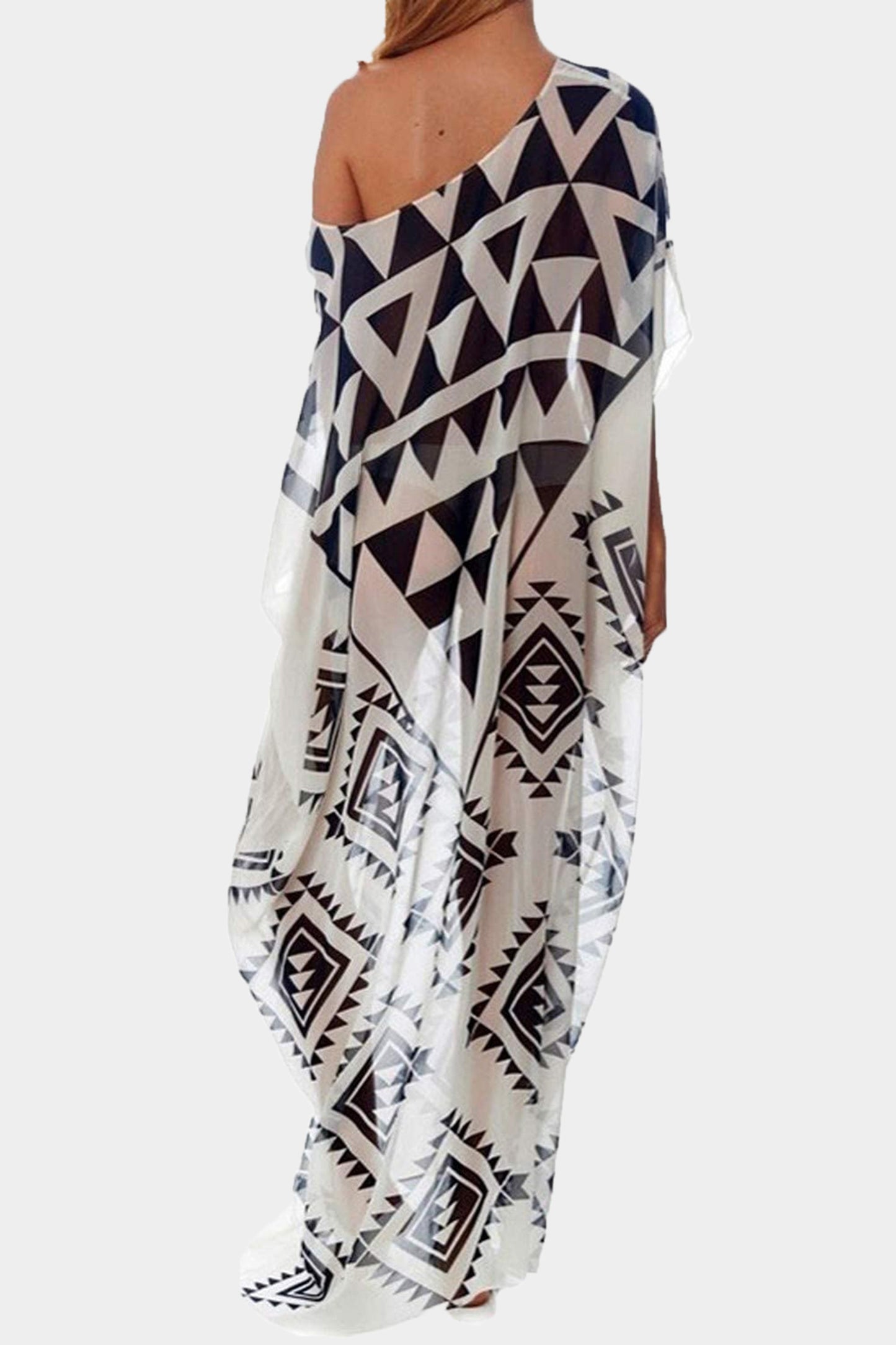 Woman Printed Gerogette Kaftan