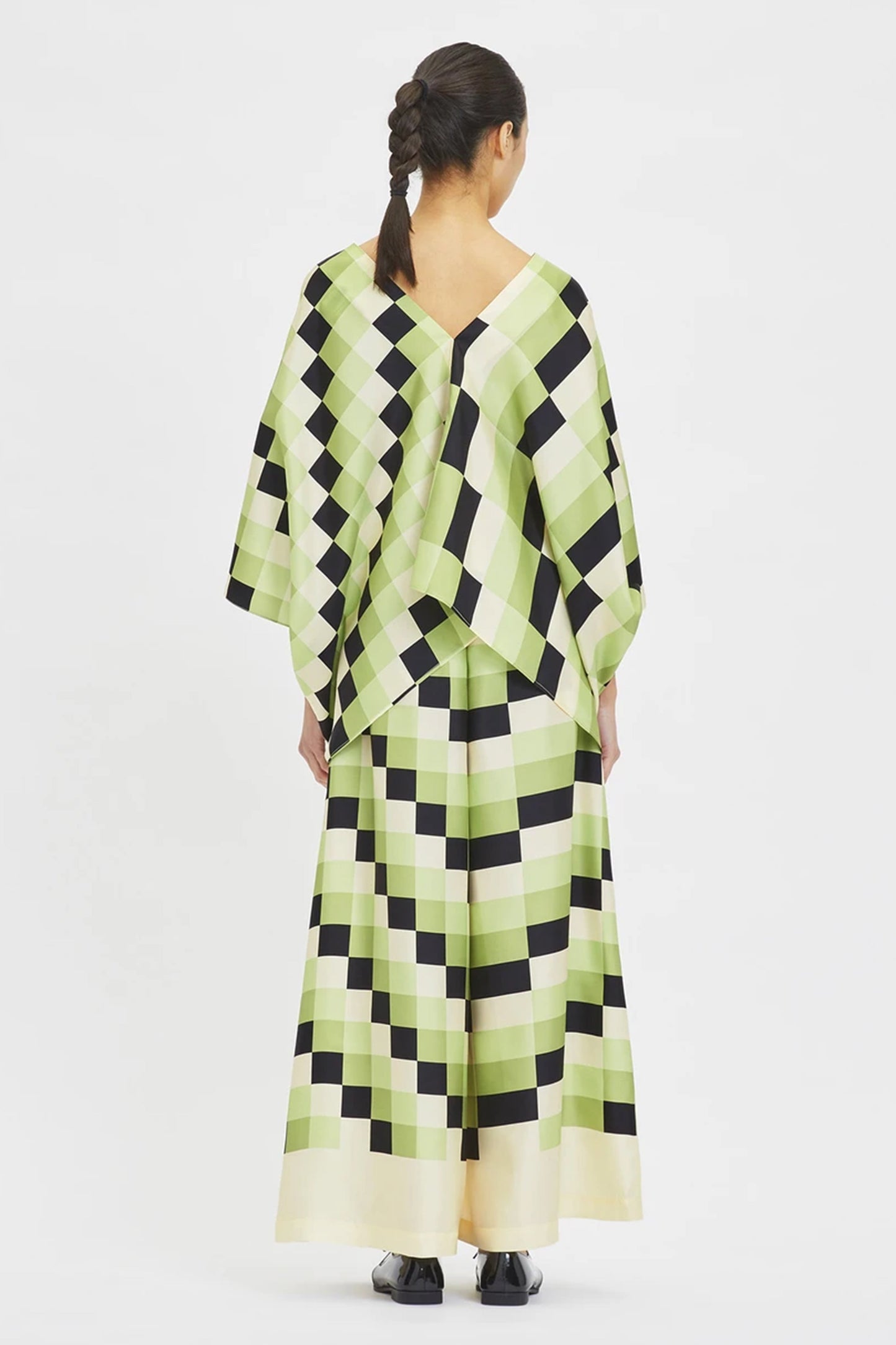 Woman Printed Silk Crepe Kaftan
