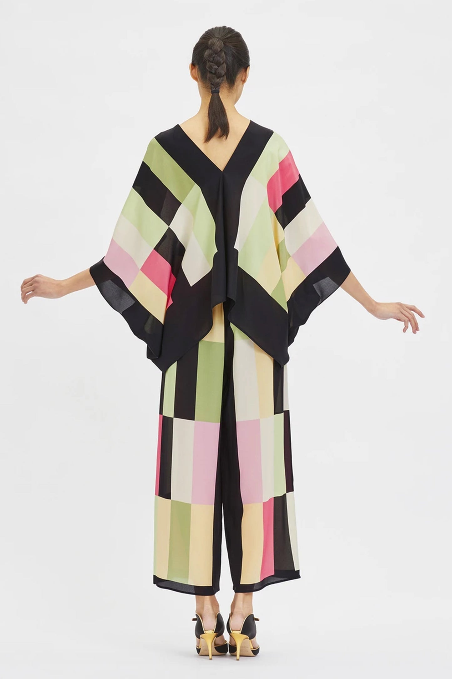 Woman Printed Silk Crepe Kaftan
