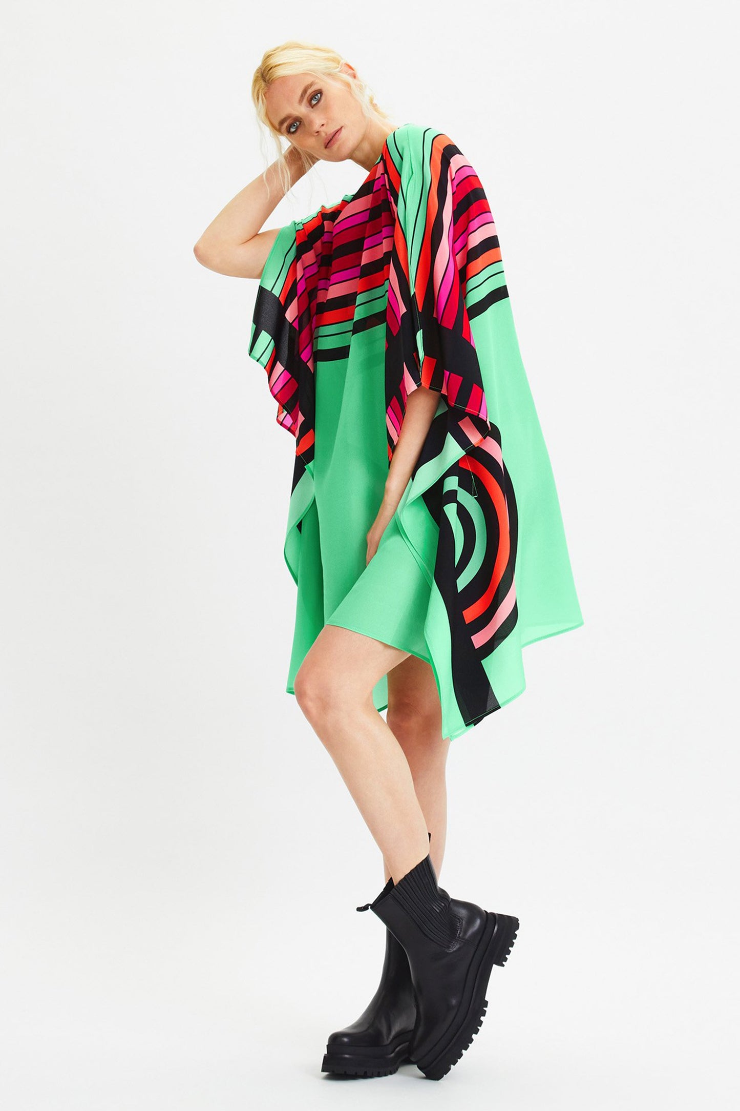 Woman Printed Gerogette Kaftan