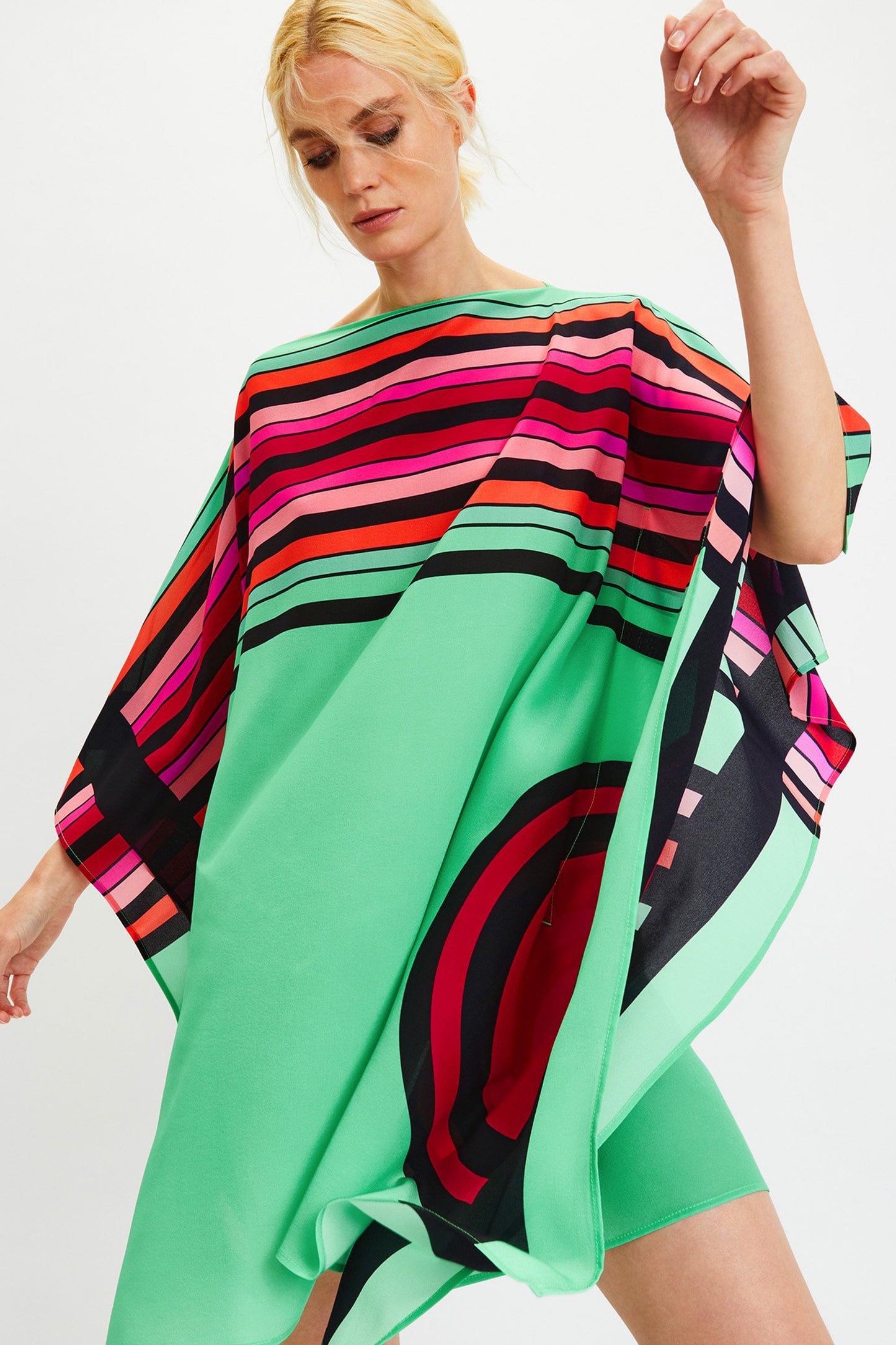 Woman Printed Gerogette Kaftan