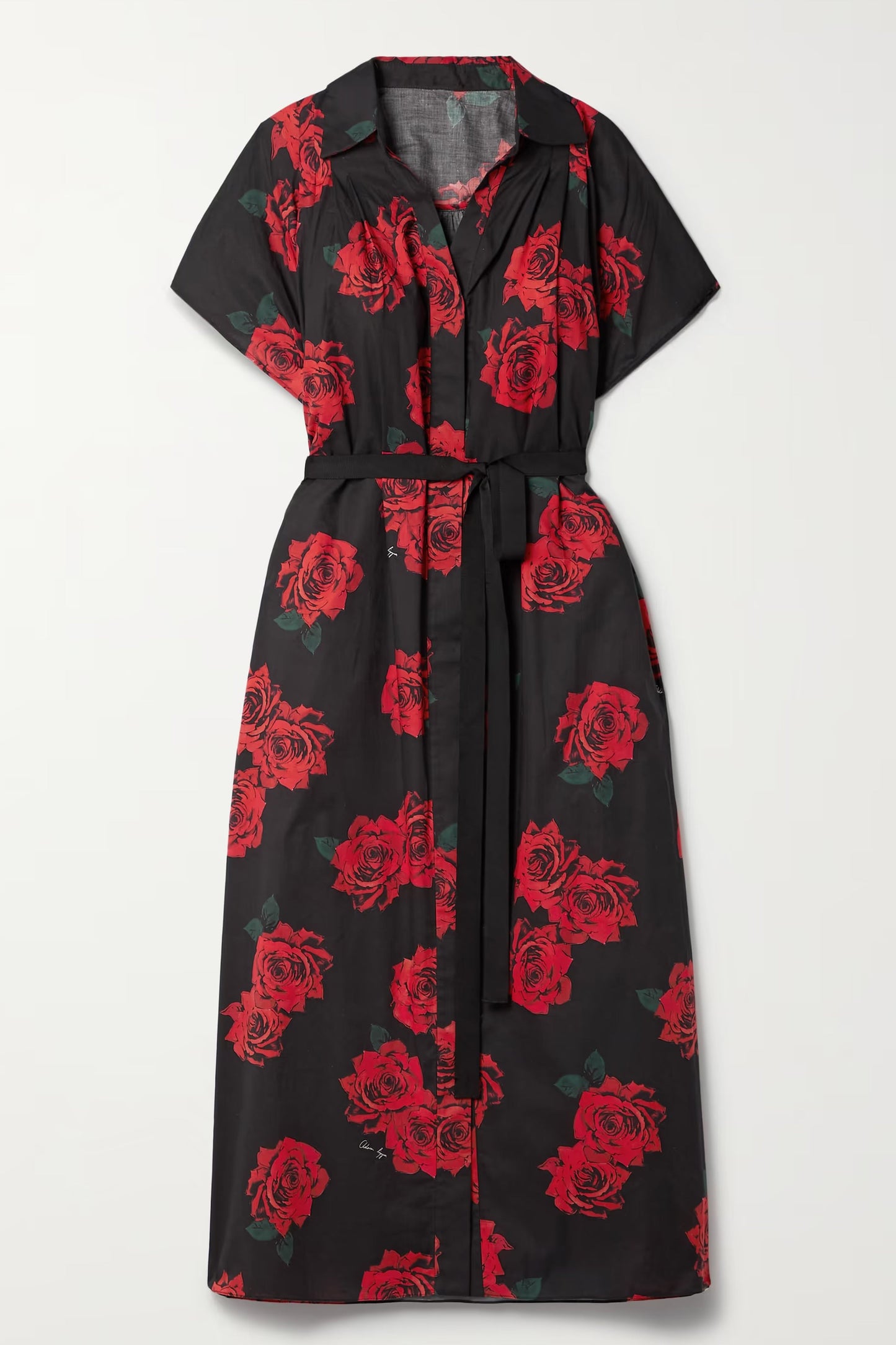 Black Printed Maxi Kaftan