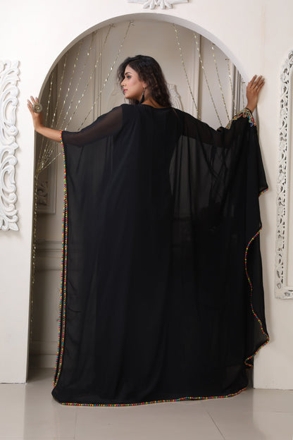 Black Wedding Israeli Moroccan Kaftan