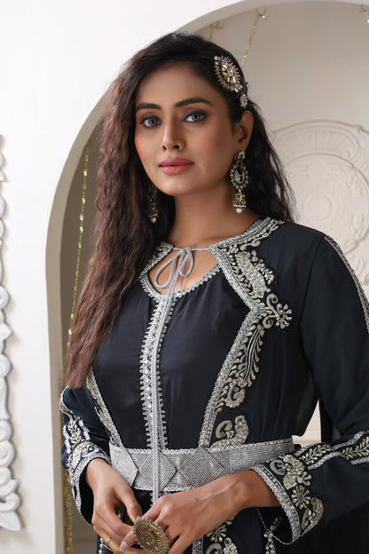 Israeli Party Wear Maxi Kaftan