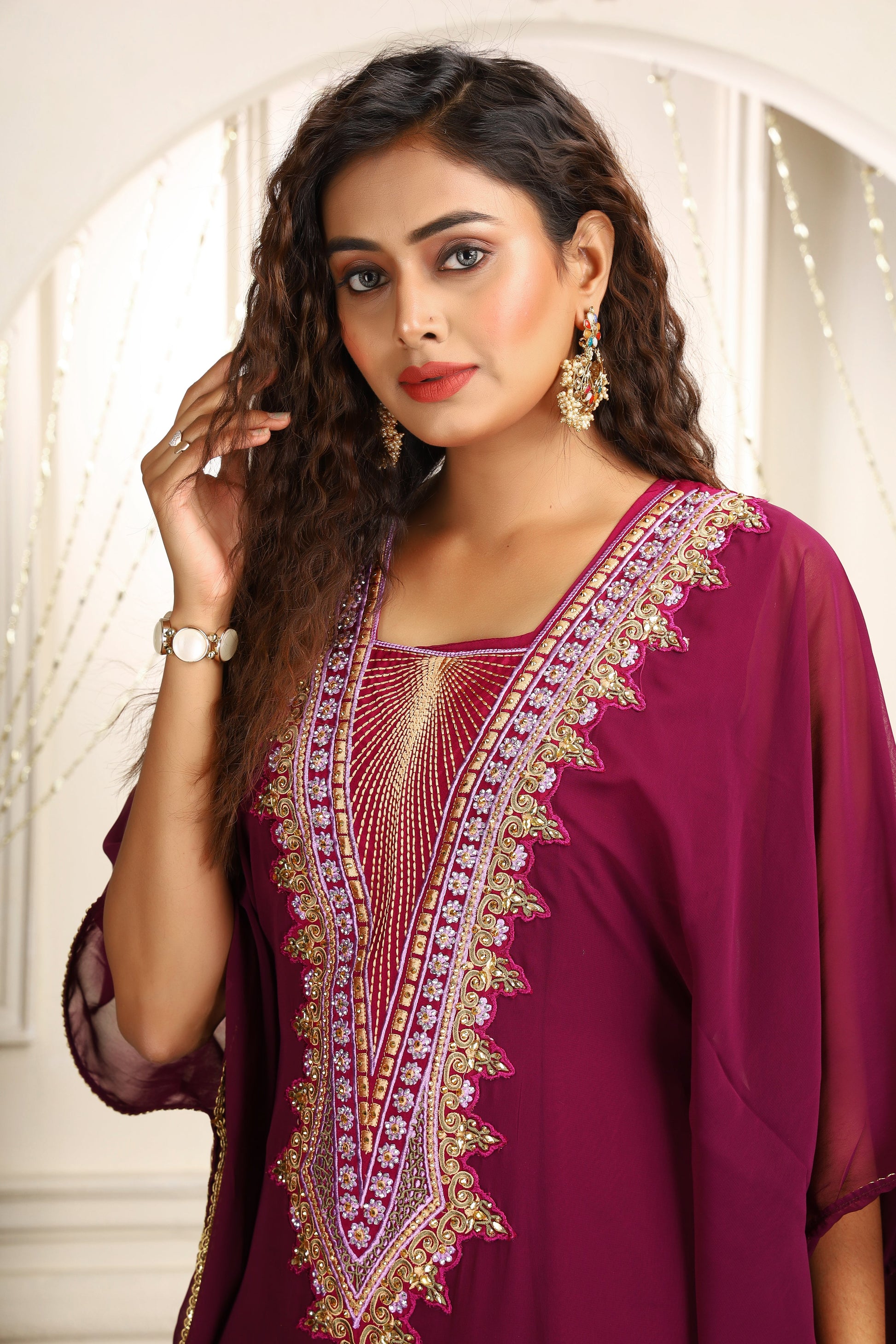 Arabic Maxi Dubai Stayle Kaftan