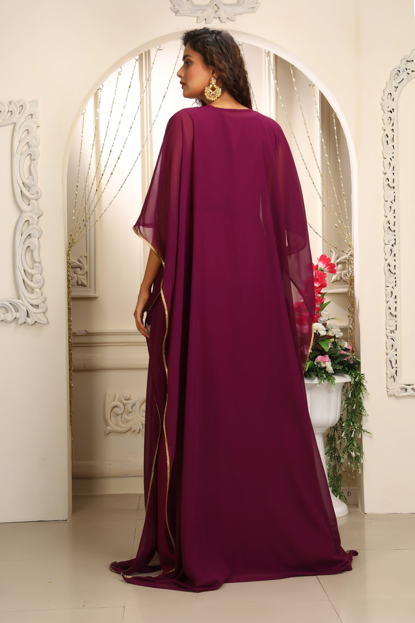 Violet Designer Kaftan