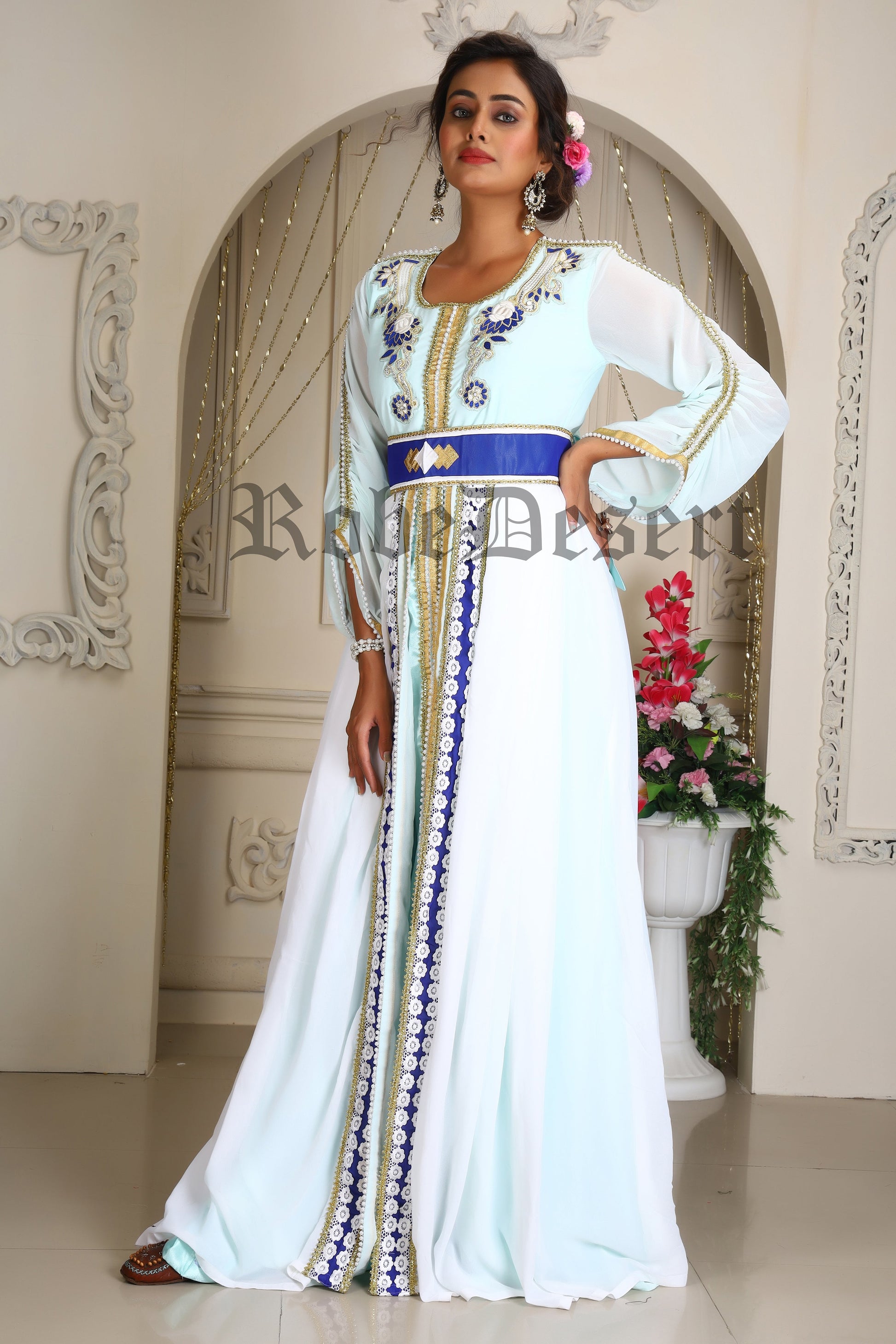 Royal Embroidered Stylish Kaftan