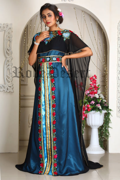 Arabic Morocco Embroidery Kaftan