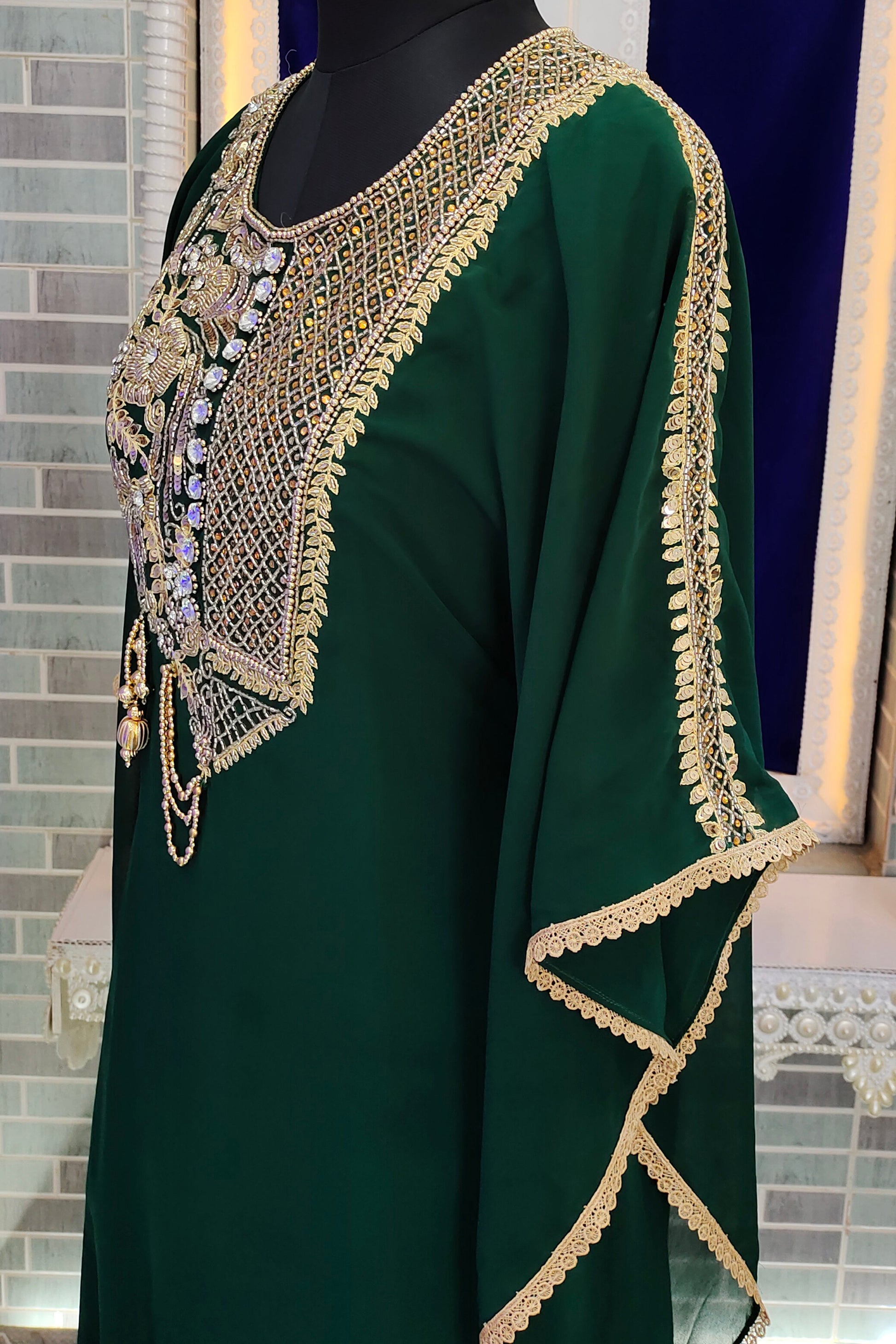 Party Wear Arabic Wedding Kaftan
