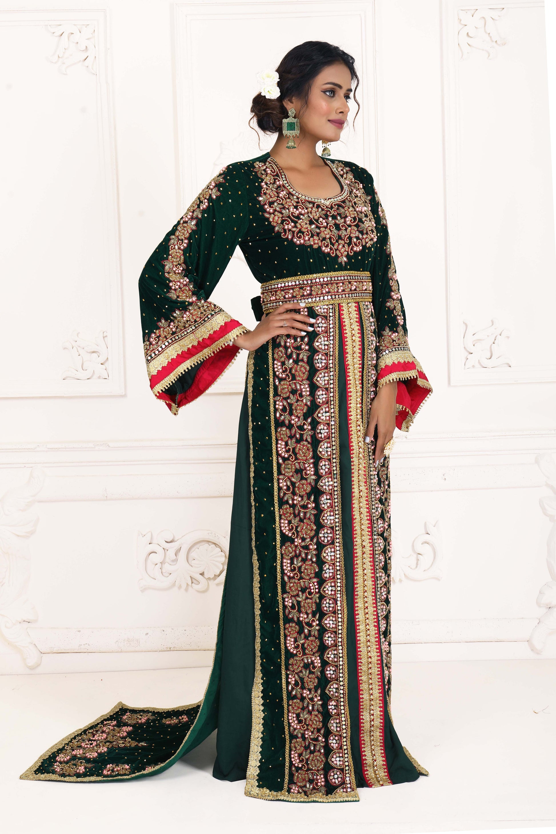 Farasha Maxi Floor Length Caftan