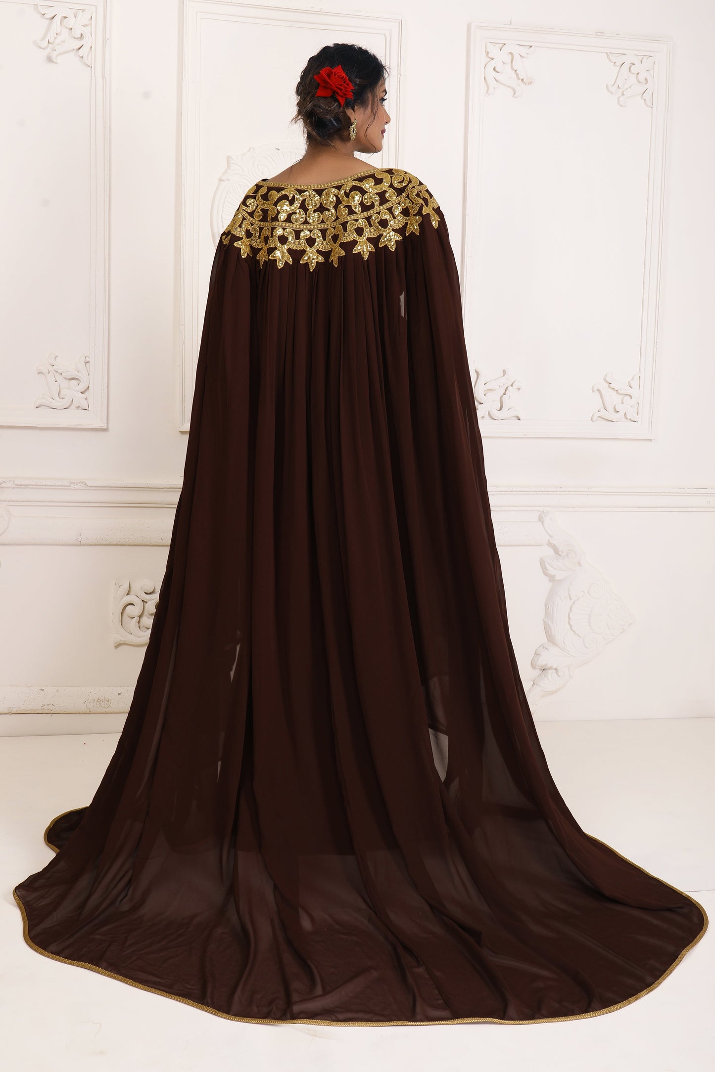 Brown Arabic Israelite Kaftan
