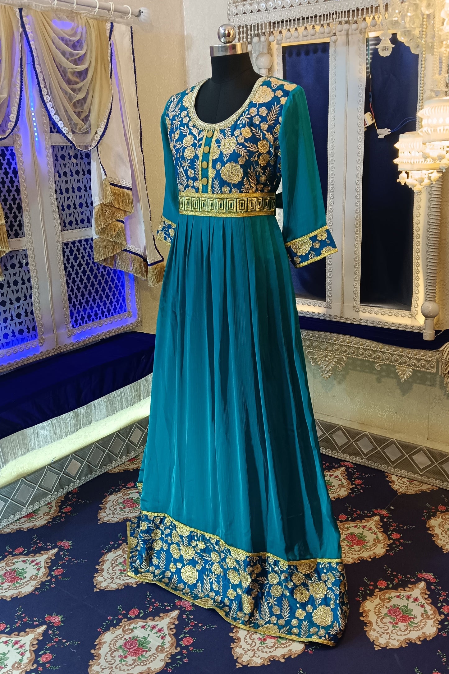 Stylish Embroidery Kaftan