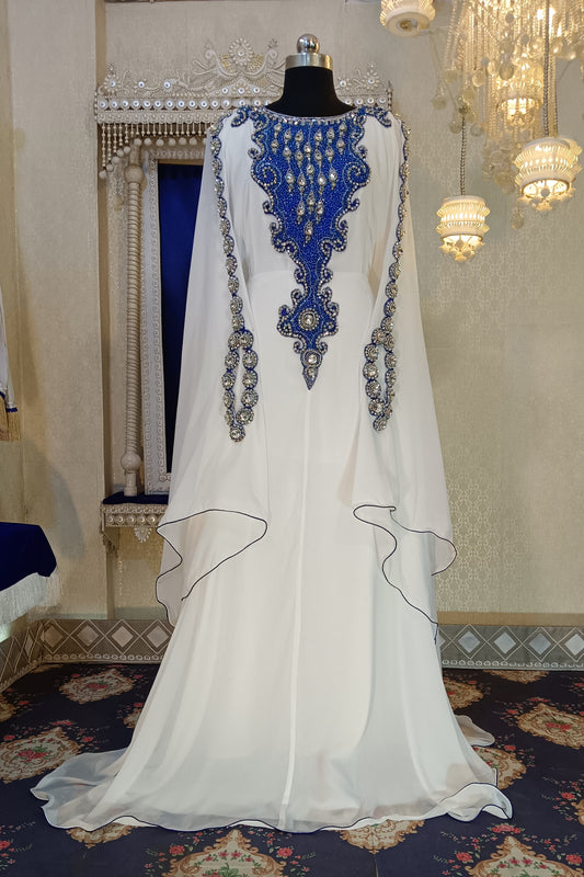 White Unique Kaftan