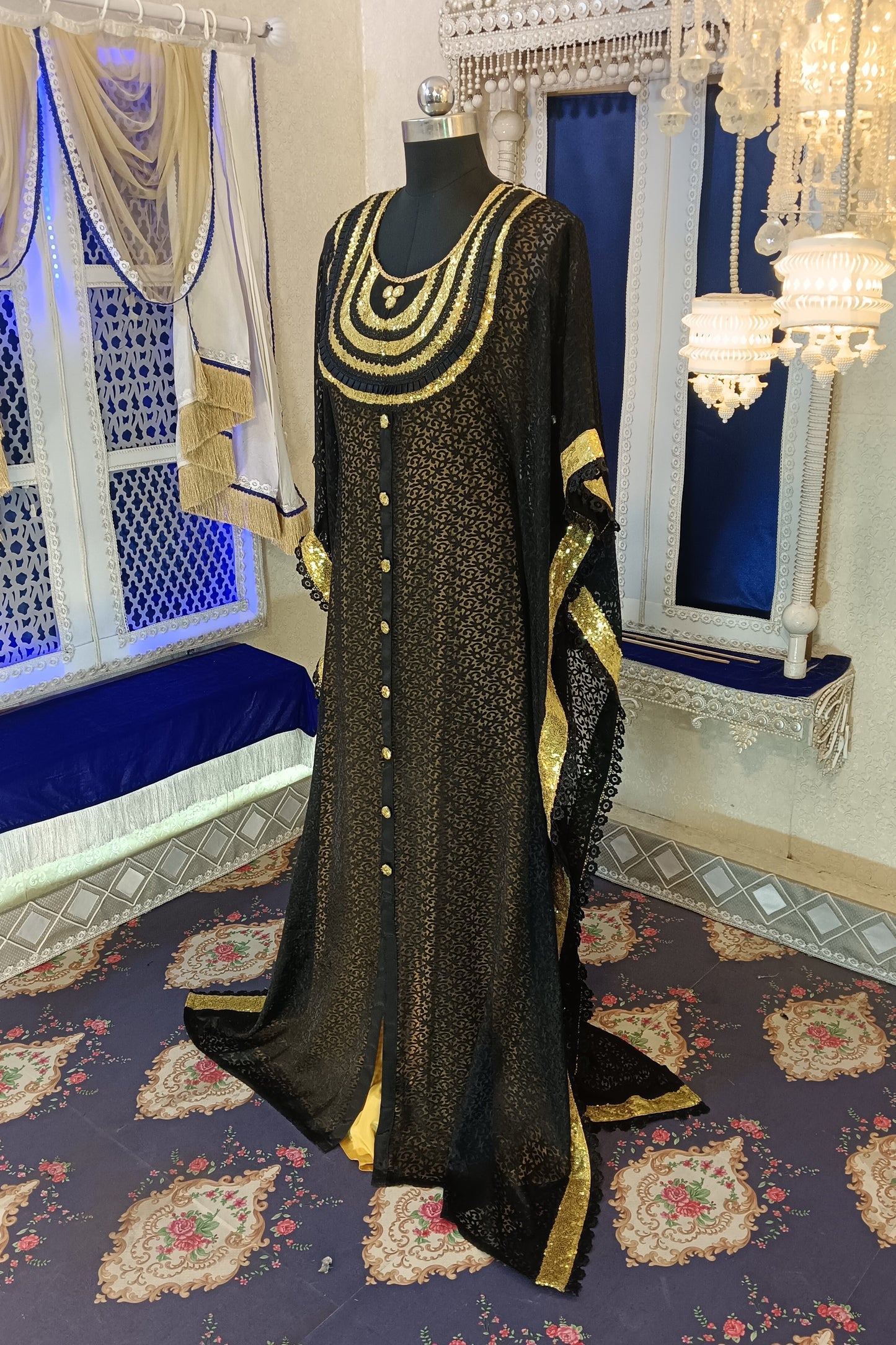 Golden Yellow Wedding Dubai Kaftan