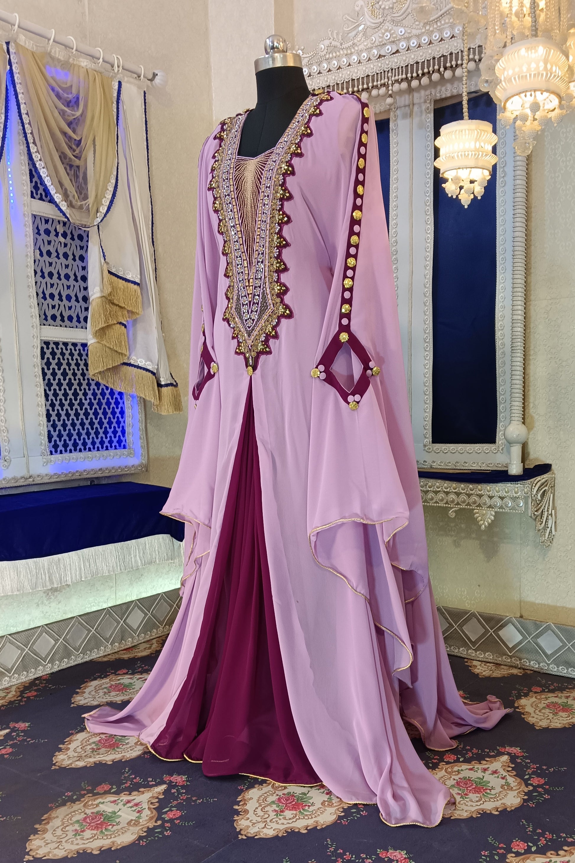 Arabic Embroidery Kaftan