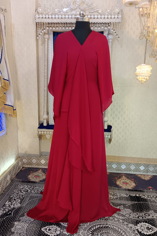 Maroon Designer Caftan