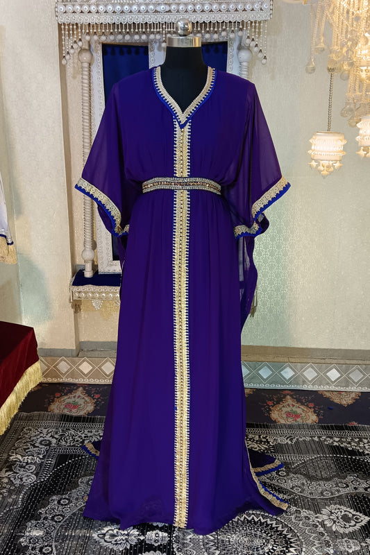 Purple Arabic Kaftan