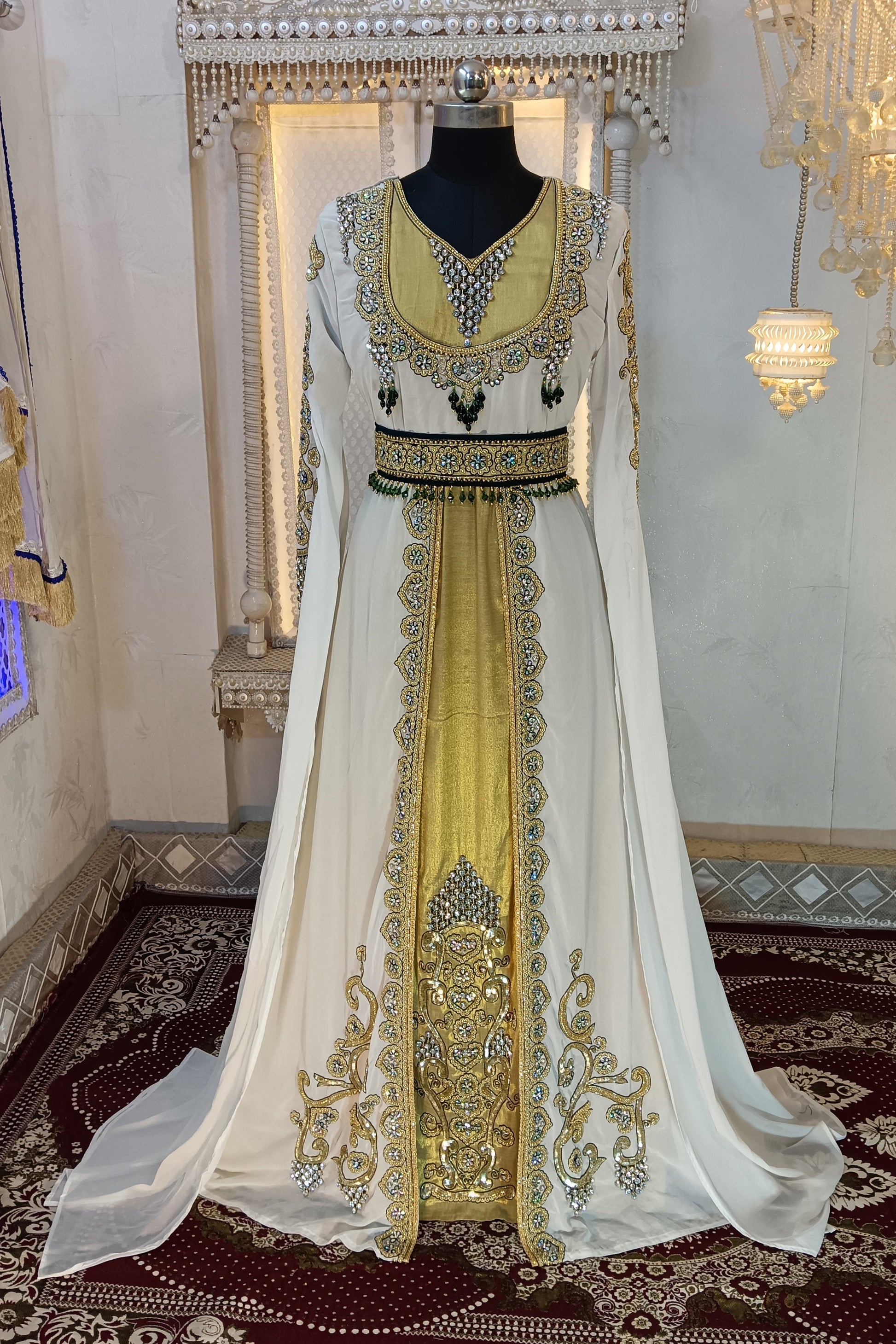 White Color Wedding Moroccan