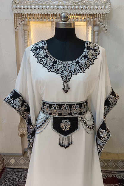 Black Party Wear Kaftan