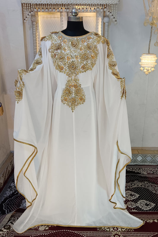 White Designer Kaftan