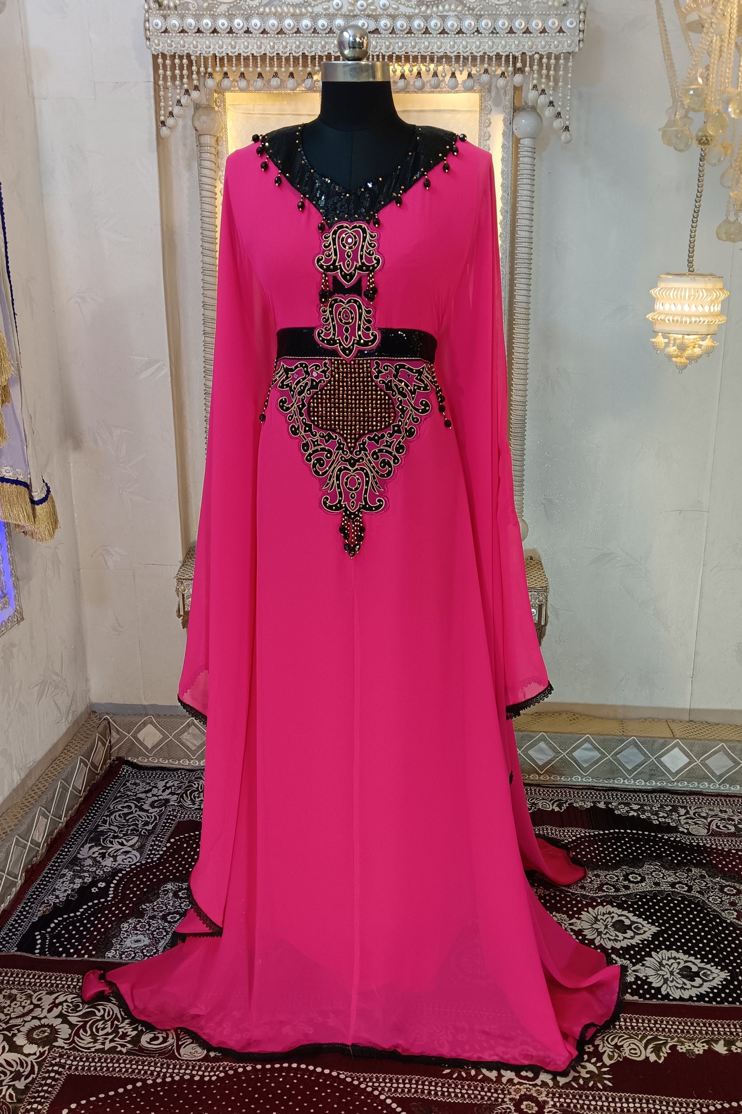 Gulal Pink Arabic Stylish Caftan
