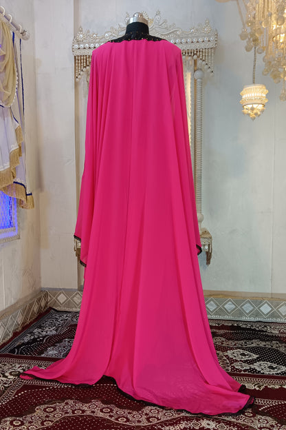 Gulal Pink Islamic Arabic Stylish Designer Caftan