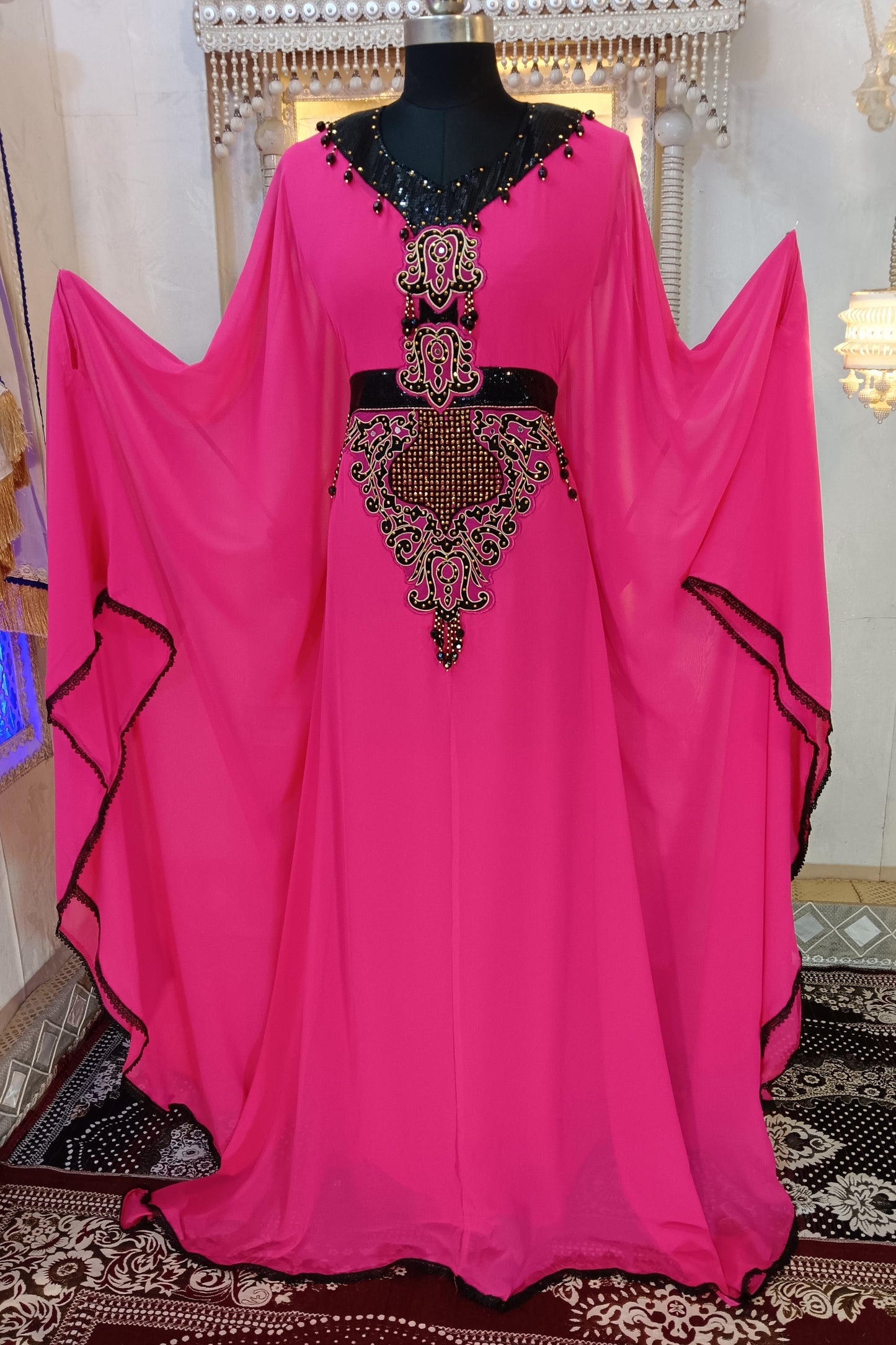 Gulal Pink Islamic Kaftan