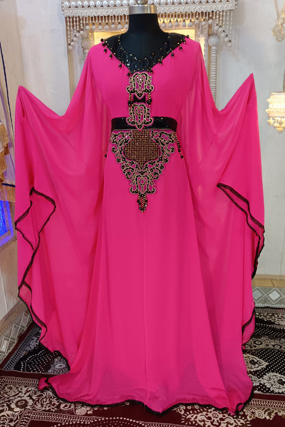 Gulal Pink Islamic Kaftan