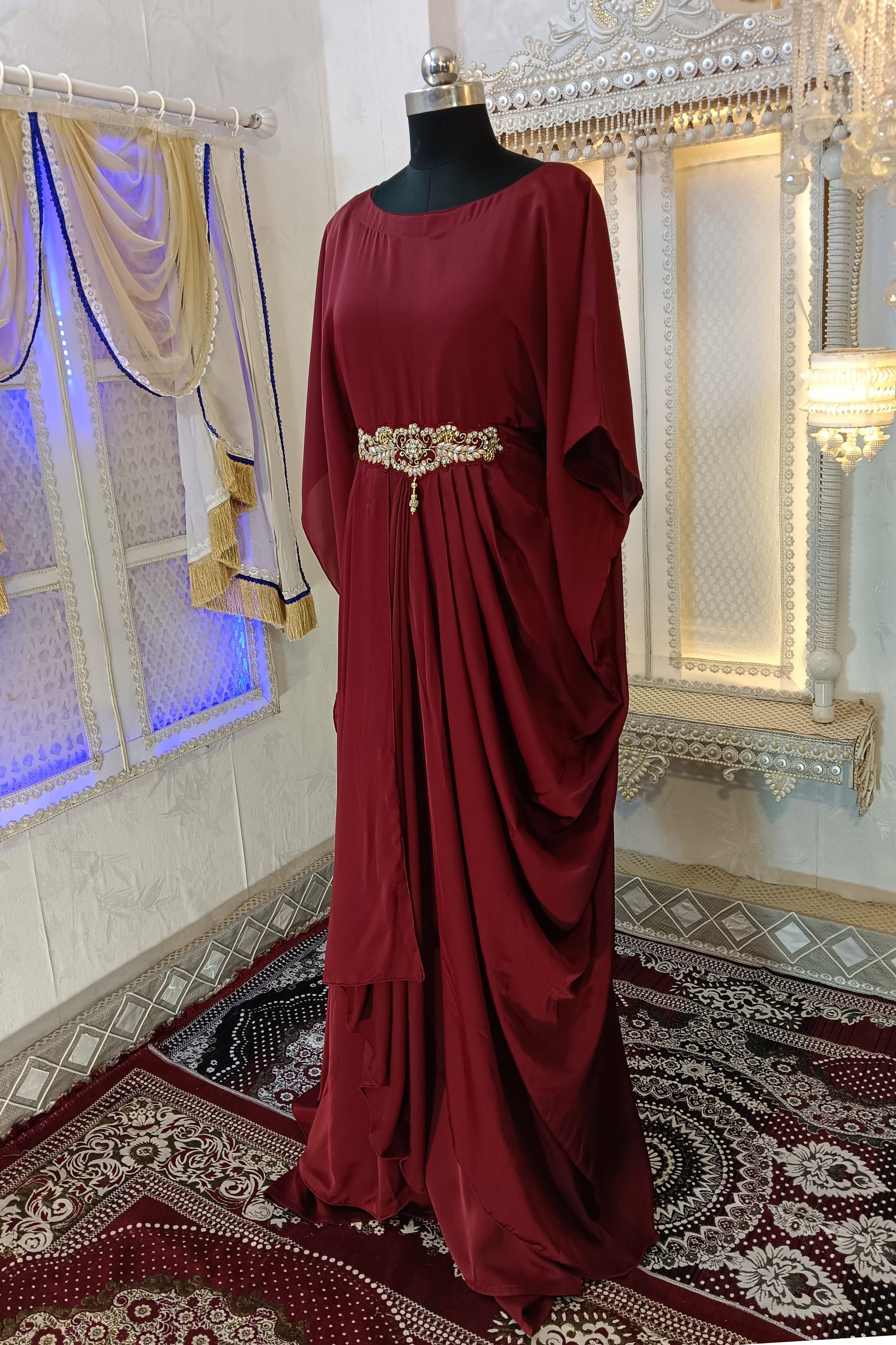 Brown Stylish Designer Kaftan
