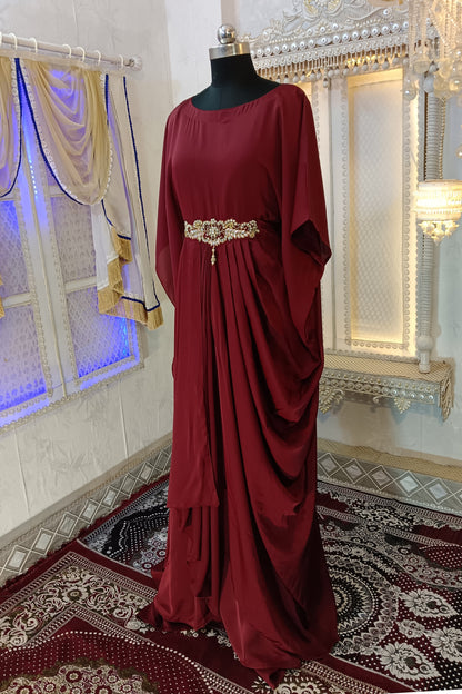 Brown Stylish Designer Kaftan