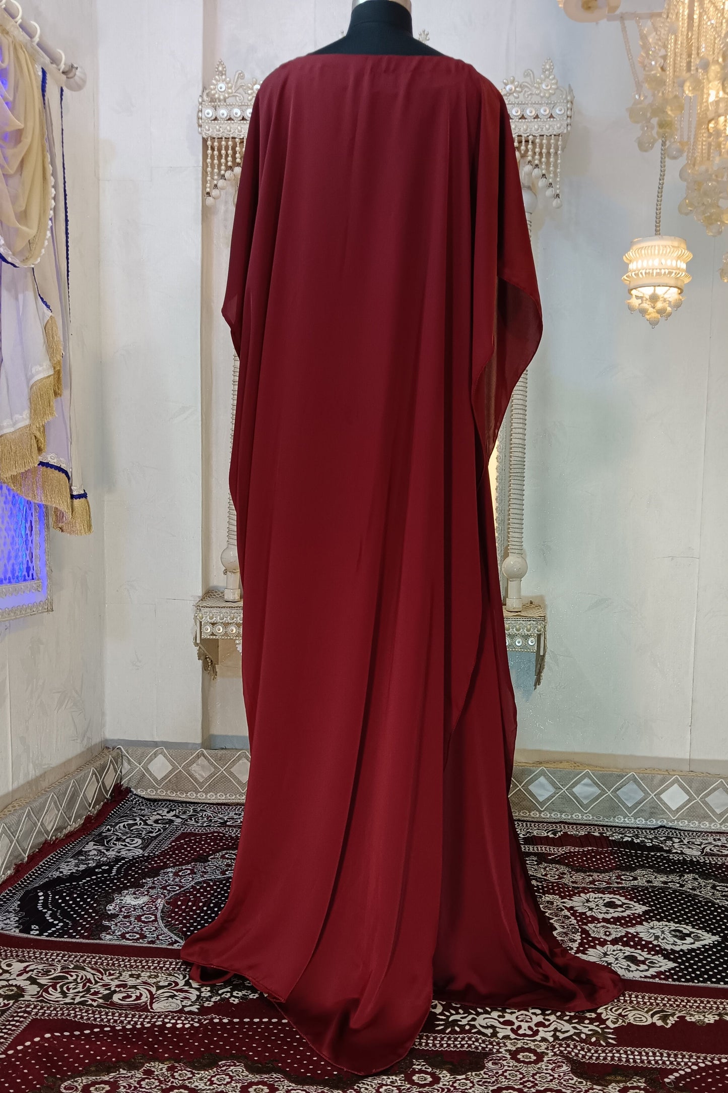 Brown Islamic Stylish Designer Takchita Kaftan