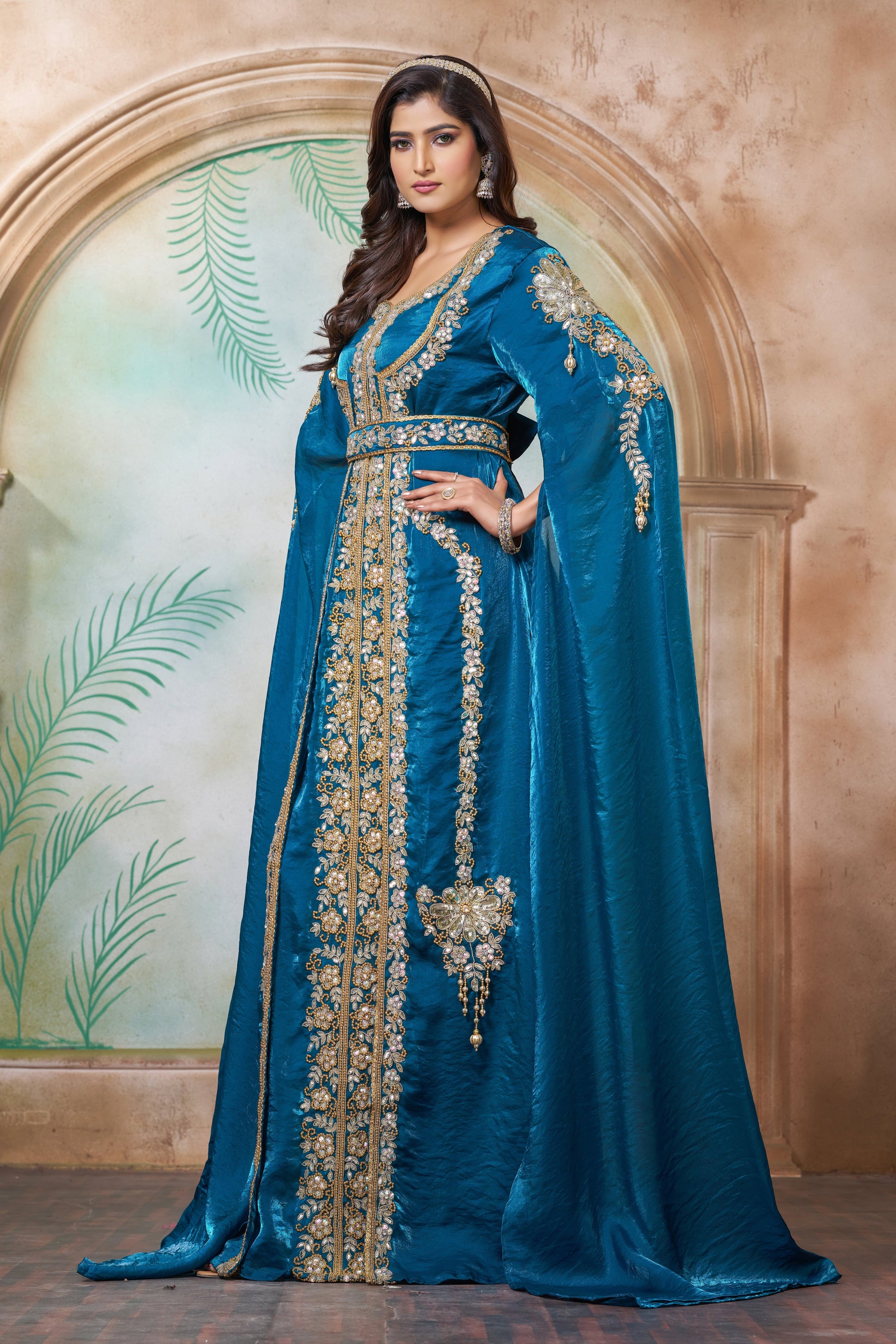 Hand Beaded Wedding Caftan