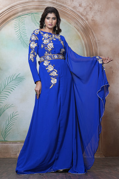 Blue Wedding Designer Kaftan