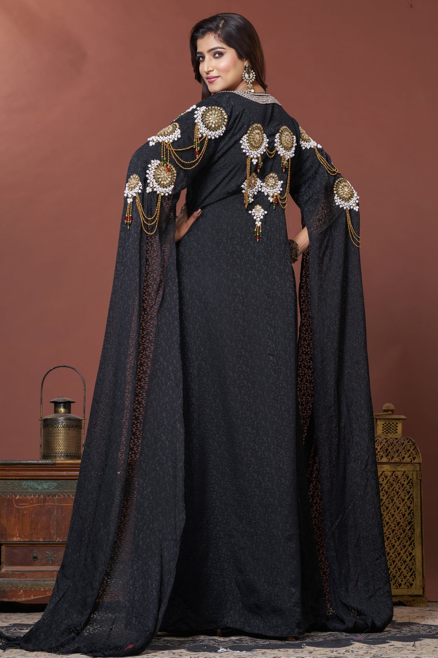 Black Designer Takchita Caftan