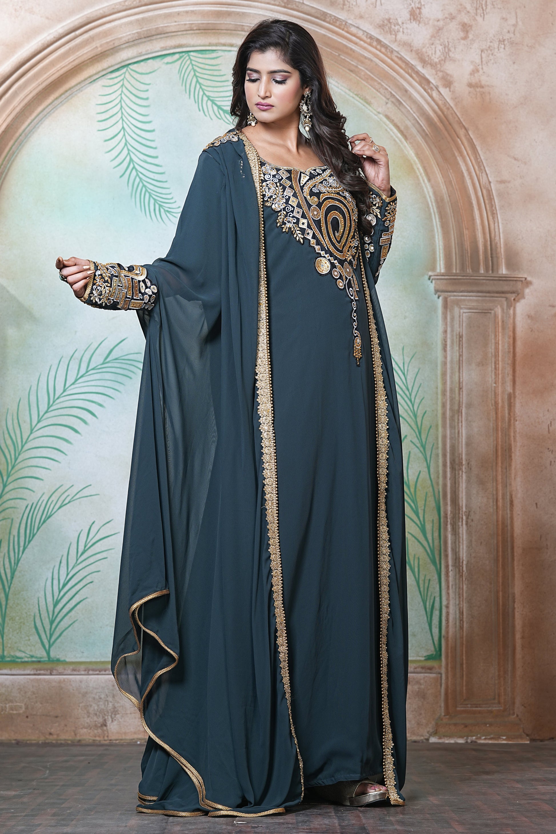 Party Wear Kaftan Dress