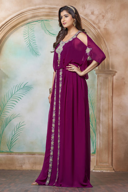Violet Designer Caftan