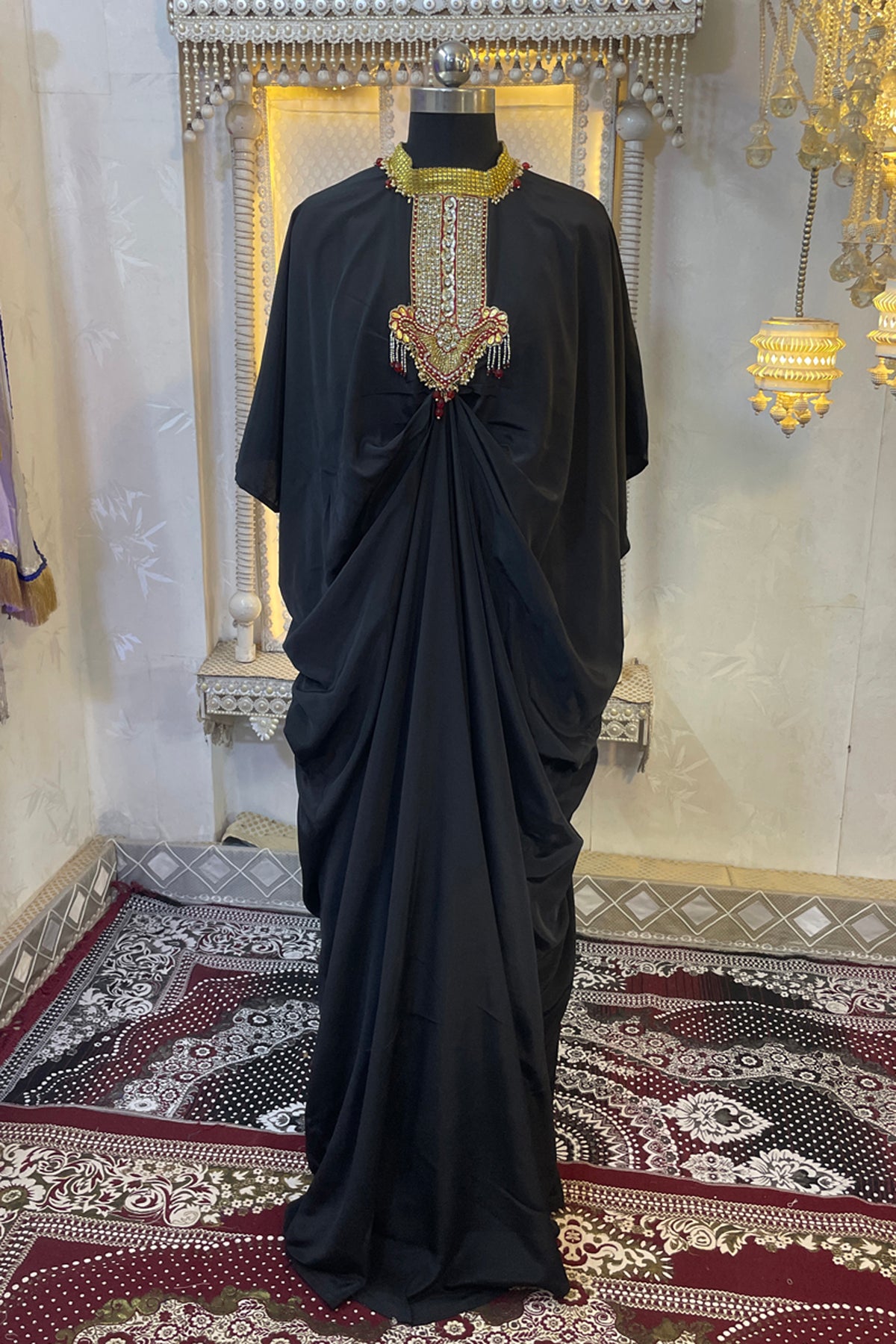 Black Islamic Kaftan