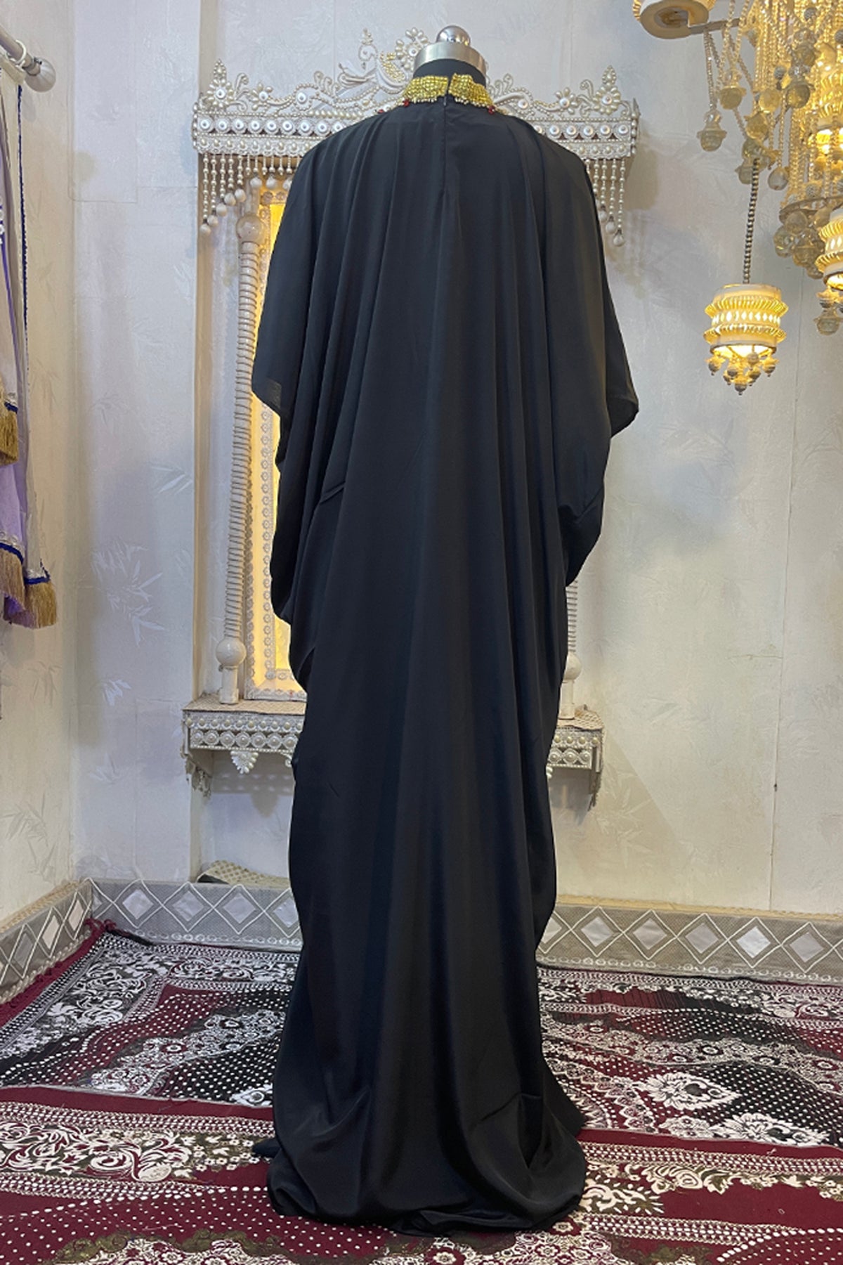 Black Designer Islamic Takchita Kaftan